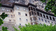 An Felsen gebautes Kloster Sumela