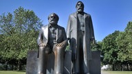 Denkmal von Karl Marx und Friedrich Engels in Berlin