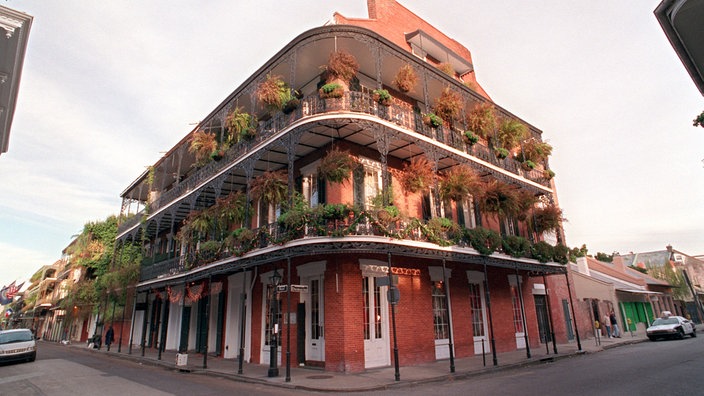 Wohnhaus im französischen Viertel von New Orleans.