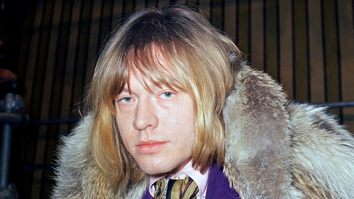 Porträt Brian Jones 1968.