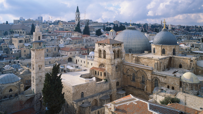 Die Grabeskirche in Jerusalem.